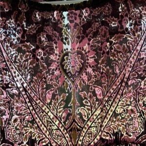 EUC Free People Mirror Mirror Wine Combo Velvet Mini Dress SIZE XS